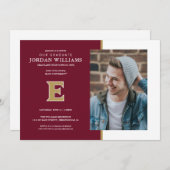 Universität Elon E Ankündigung (Vorne/Hinten)