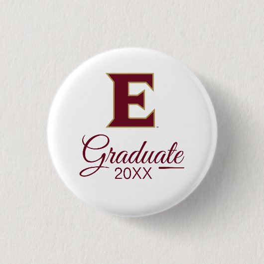Universität Elon E Button (Vorderseite)