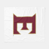 Universität Elon E Fleecedecke (Vorderseite (Horizontal))