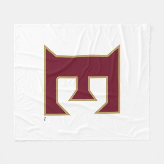 Universität Elon E Fleecedecke (Vorderseite (Horizontal))