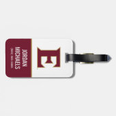 Universität Elon E Gepäckanhänger (Rückseite horizontal)