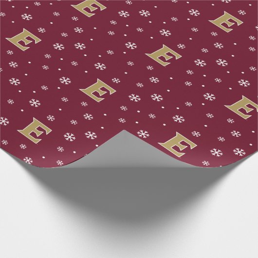 Universität Elon E Geschenkpapier (Ecke)