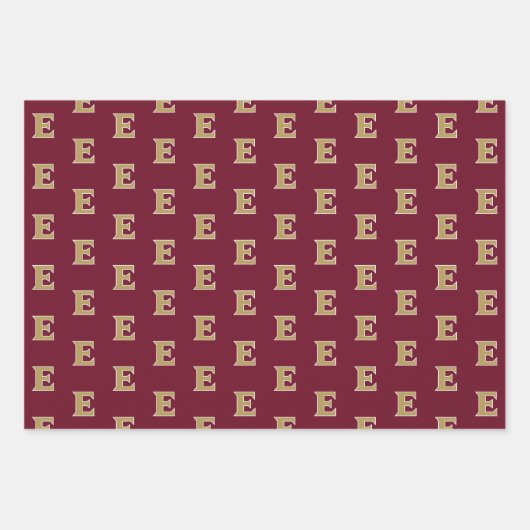 Universität Elon E Geschenkpapier Set (Vorderseite 2)