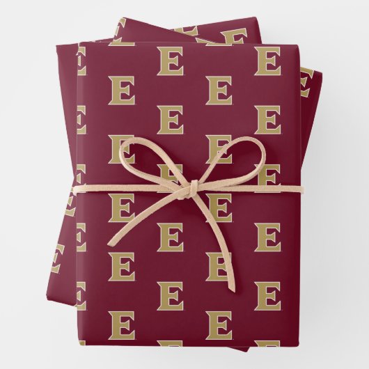 Universität Elon E Geschenkpapier Set (Beispiel)