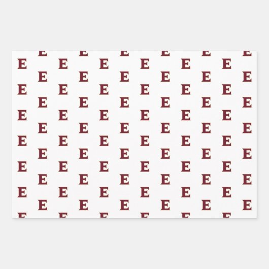 Universität Elon E Geschenkpapier Set (Vorderseite 3)
