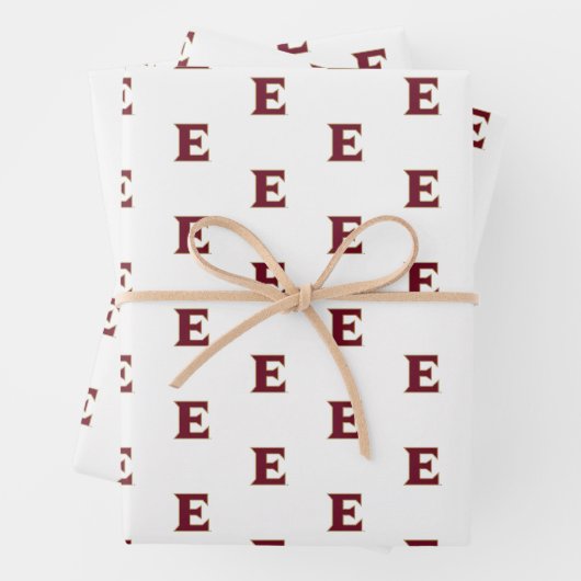 Universität Elon E Geschenkpapier Set (Beispiel)