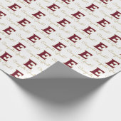 Universität Elon E | Glückwunsch Grad! Geschenkpapier (Ecke)