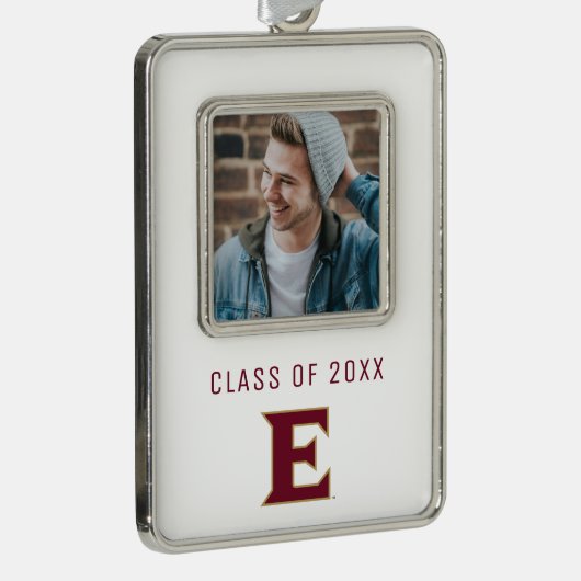 Universität Elon E | Klasse 20XX Rahmen-Ornament Silber (Rechts)