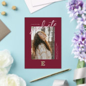 Universität Elon E | Klasse 2OXX Acryleinladungen (In Situ (Hochzeit))