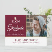 Universität Elon Einladung (Stehend Vorderseite)
