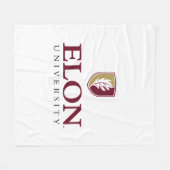 Universität Elon Fleecedecke (Vorderseite (Horizontal))