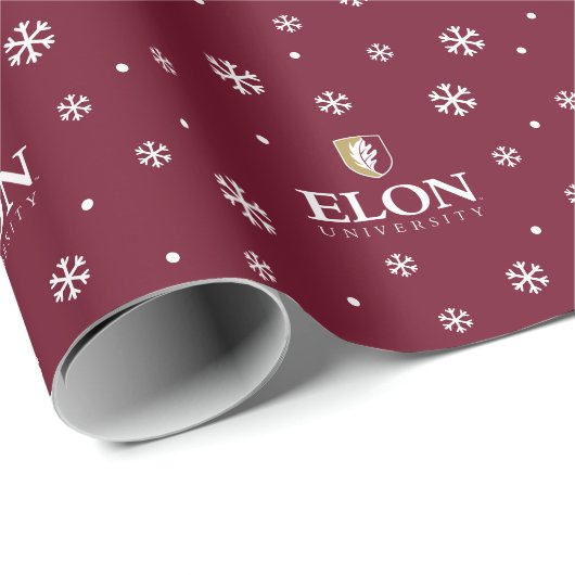 Universität Elon Geschenkpapier (Rolleneckpunkt)