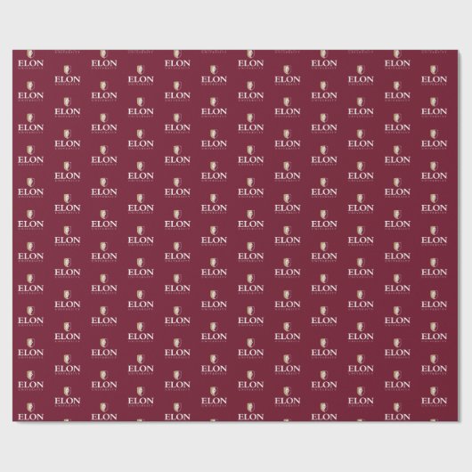 Universität Elon Geschenkpapier (Flach)