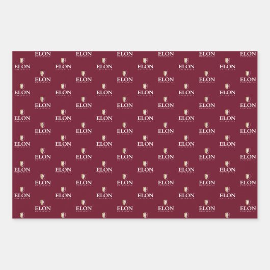 Universität Elon Geschenkpapier Set (Vorderseite 3)