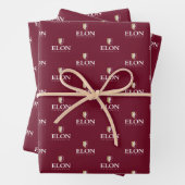 Universität Elon Geschenkpapier Set (Beispiel)