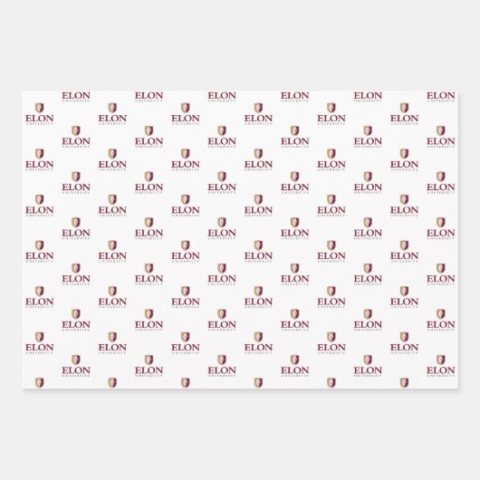 Universität Elon Geschenkpapier Set (Vorderseite 2)