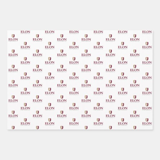 Universität Elon Geschenkpapier Set (Vorderseite)