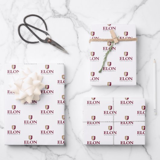 Universität Elon Geschenkpapier Set (Vorderseite)