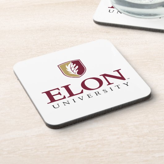 Universität Elon Getränkeuntersetzer (Linke Seite)