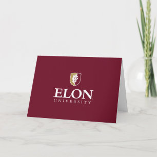 Universität Elon Herzlichen Glückwunsch Graduate Karte