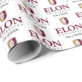 Universität Elon | Klasse 20XX Geschenkpapier (Rolleneckpunkt)