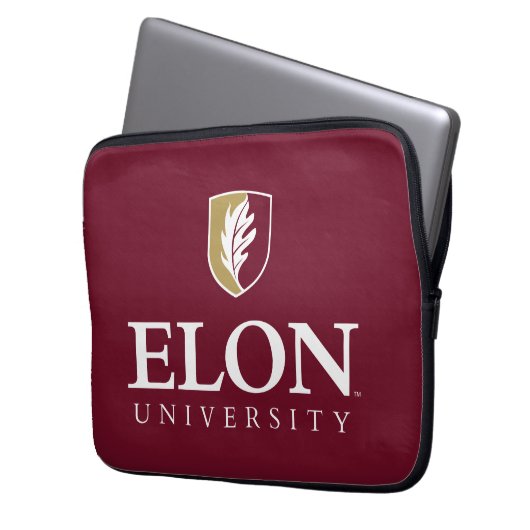 Universität Elon Laptopschutzhülle (Vorderseite Links)