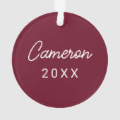 Universität Elon Ornament (Rückseite)