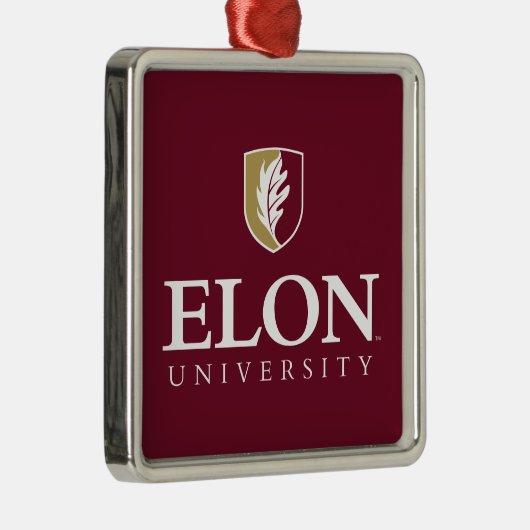 Universität Elon Ornament Aus Metall (Rechts)