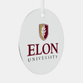 Universität Elon Ornament Aus Metall (Vorderseite Rechts)