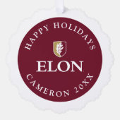 Universität Elon Ornament Karte (Vorderseite)