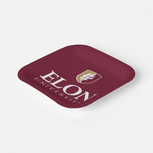 Universität Elon Pappteller (Gewinkelt)