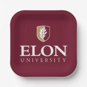 Universität Elon Pappteller (Vorderseite)
