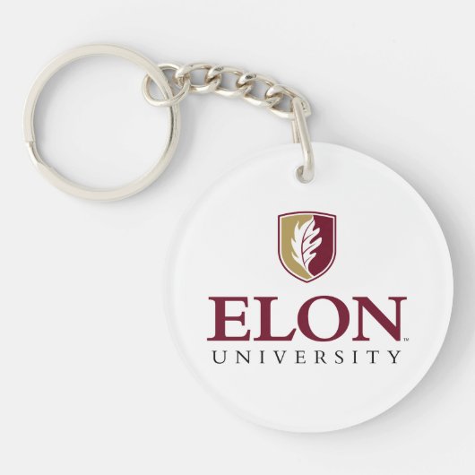 Universität Elon Schlüsselanhänger (Vorderseite)
