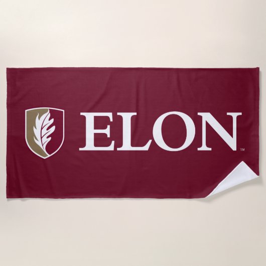Universität Elon Strandtuch (Vorderseite)