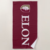 Universität Elon Strandtuch (Vorderseite)