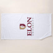 Universität Elon Strandtuch (Vorderseite)