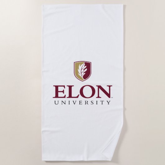 Universität Elon Strandtuch (Vorderseite)
