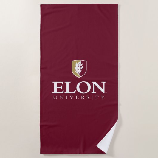 Universität Elon Strandtuch (Vorderseite)