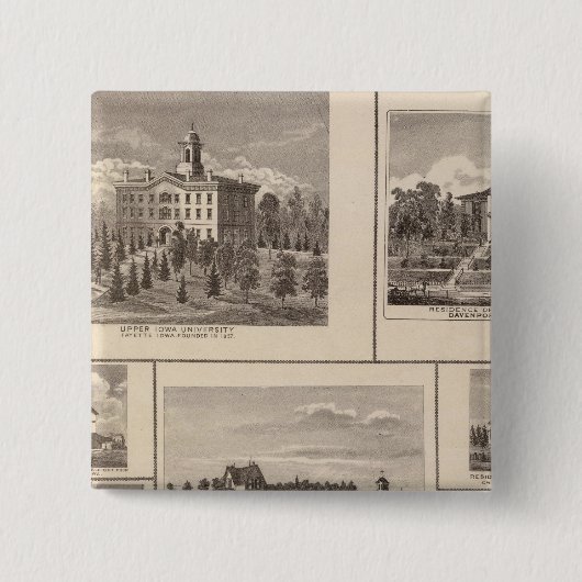 Universität, Fayette Residenzen, Davenport Button (Vorderseite)