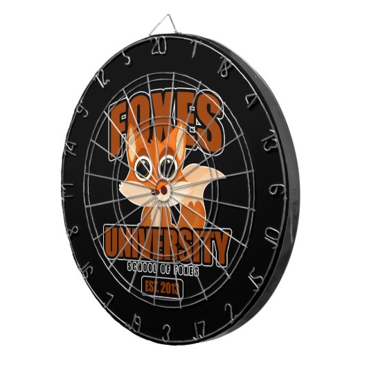 Universität Füchse Dartscheibe (Vorderseite rechts)
