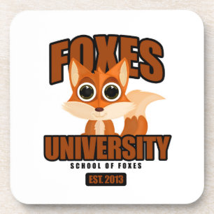 Universität Füchse Untersetzer
