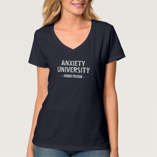 Universität für Angst - Ehrenprogramm T - Shirt (Vorderseite)
