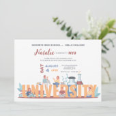 Universität für Lebensausbildung Einladung (Stehend Vorderseite)