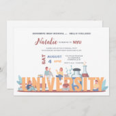 Universität für Lebensausbildung Einladung (Vorne/Hinten)