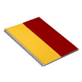 Universität Gelb und Rot CUSTOM Notizblock (Rechte Seite)