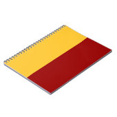 Universität Gelb und Rot CUSTOM Notizblock (Linke Seite)