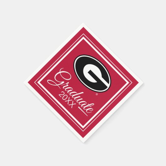 Universität Georgien | ABSCHLUSS Serviette (Ecke)