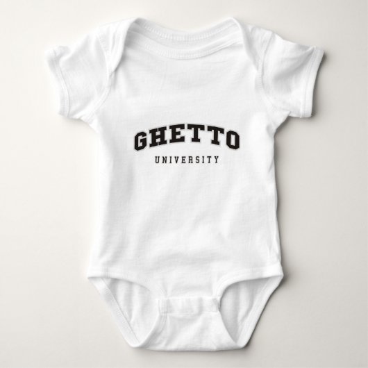 Universität Ghetto Baby Strampler (Vorderseite)