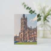 Universität Glasgow Postkarte (Stehend Vorderseite)