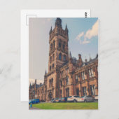 Universität Glasgow Postkarte (Vorne/Hinten)
